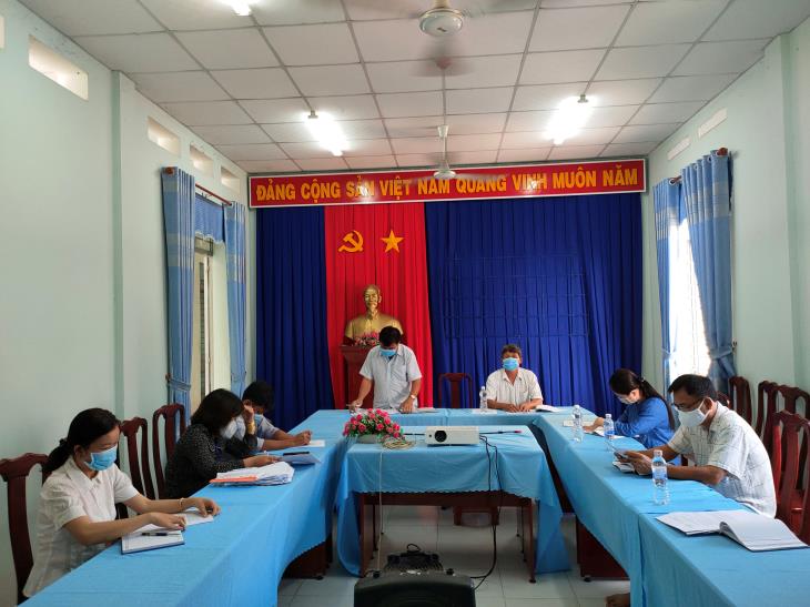 Ban Kinh tế -Xã hội HĐND xã Thanh Phước thẩm tra các nội dung trình kỳ họp thứ 2 HĐND xã